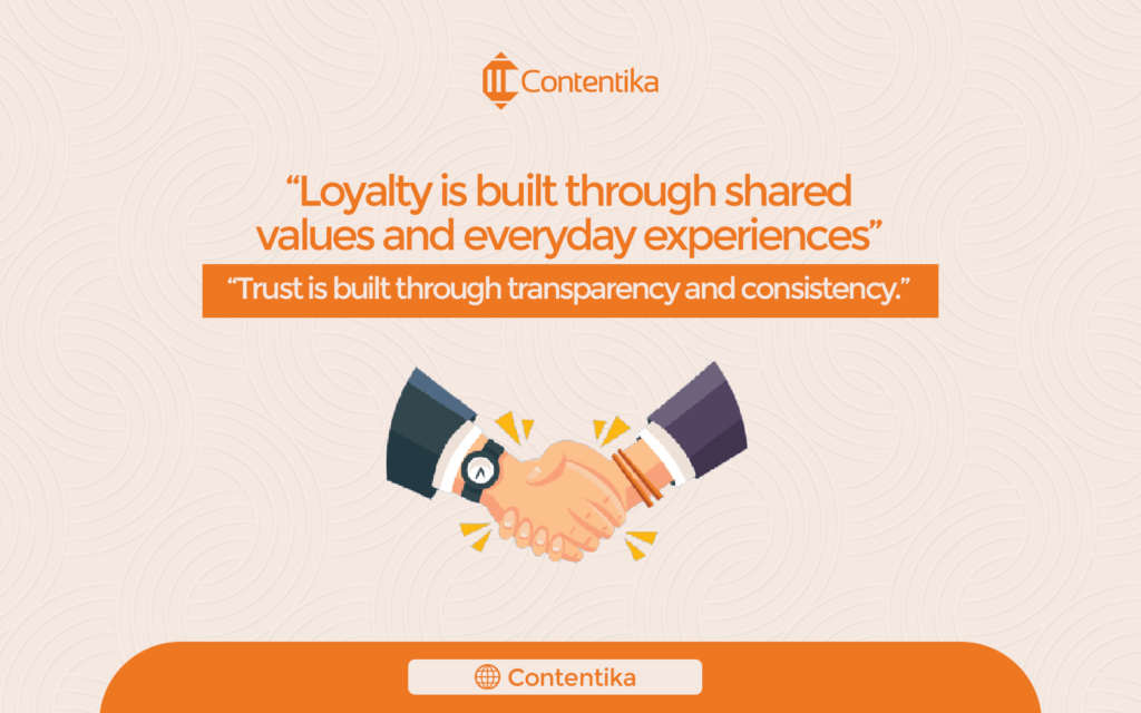 build brand loyalty and trust