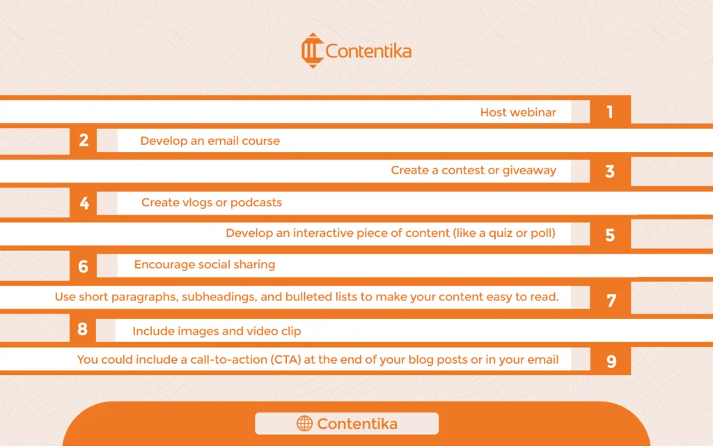 Boost engagement