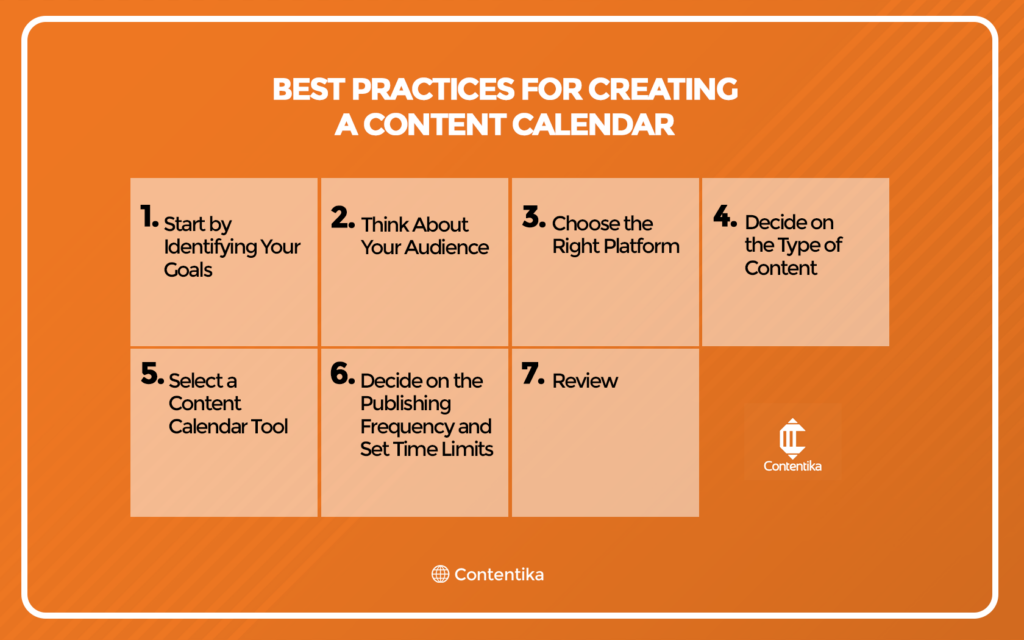 Best Practices For Creating A content Calendar 