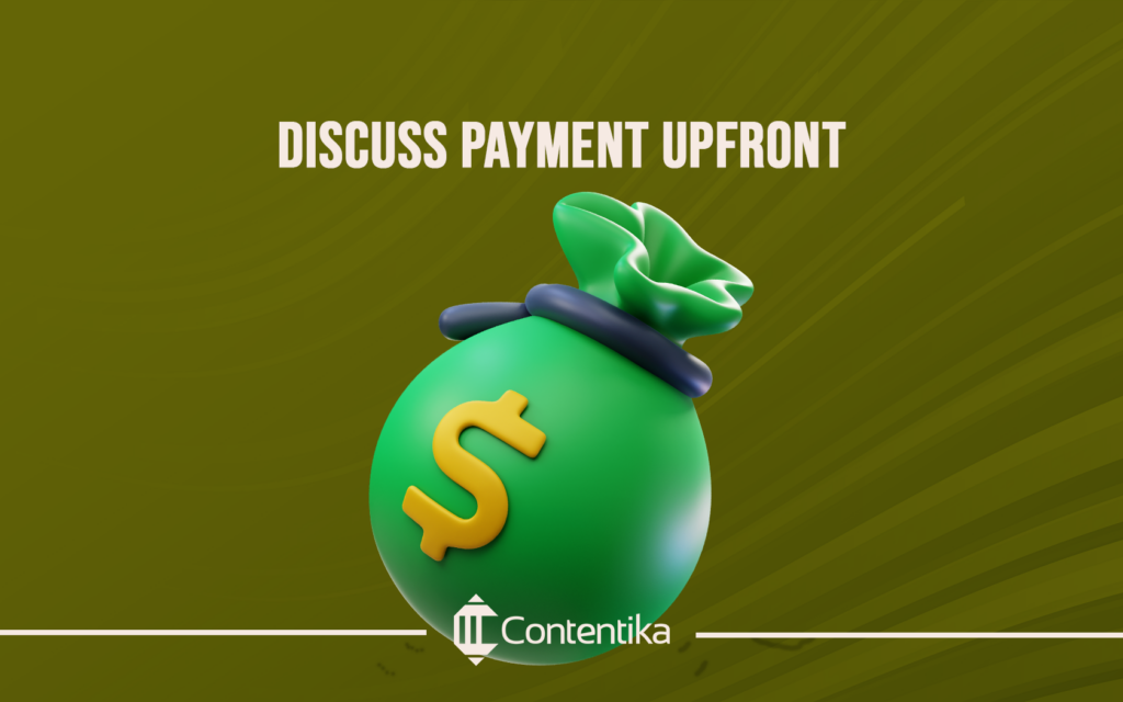 Discuss Payment Upfront
