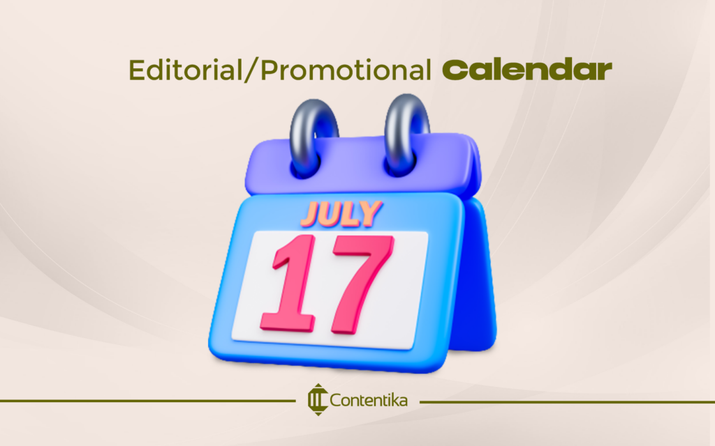 Editorial/Promotional Calendar