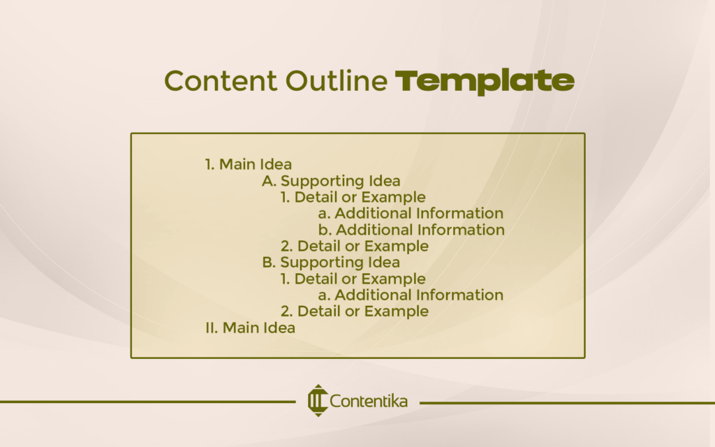 Content Outline Template