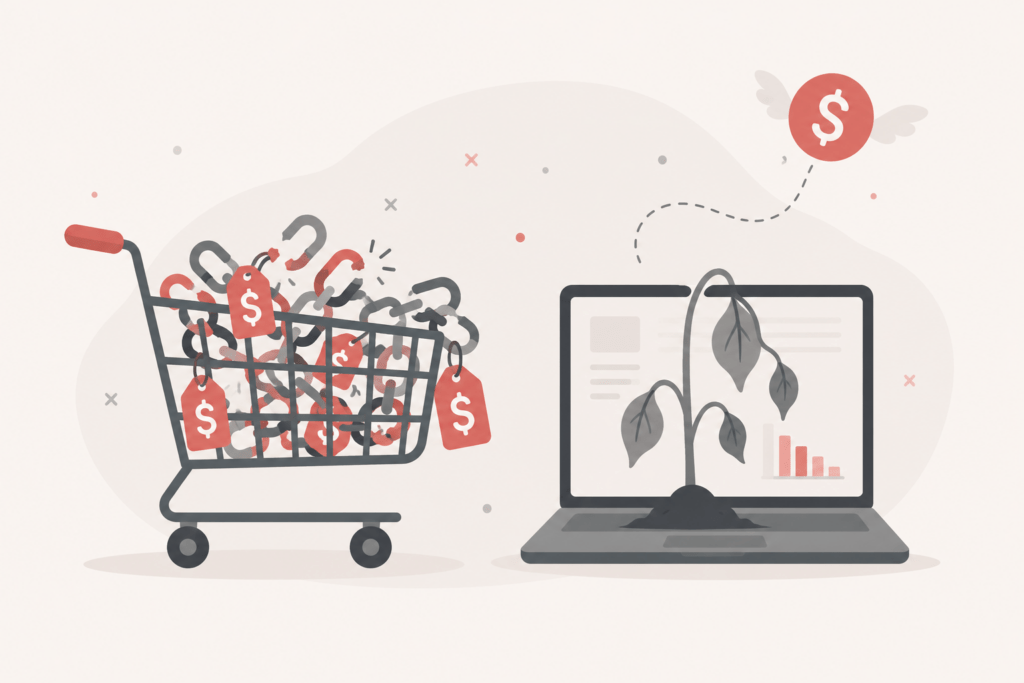 off-page SEO mistakes; buying cheap backlinks
